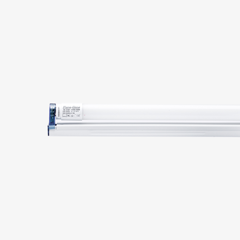 Bộ đèn led tuýp t8 600/10w , 1200/20w thủy tinh t8 tt01 m21.1/10wx1