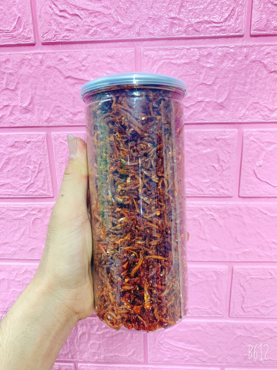 [ HCM ] Cá Cơm Mờm rim Lon Pét Nắp Xé 500gram