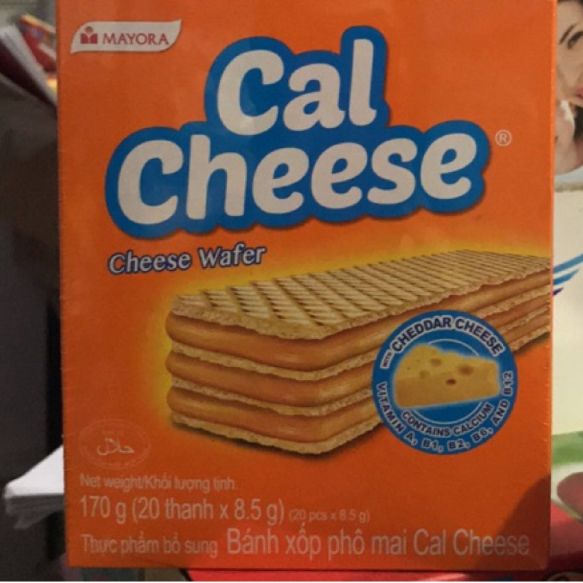 Bánh Xốp Cal Cheese 20 thanh date 11/2024