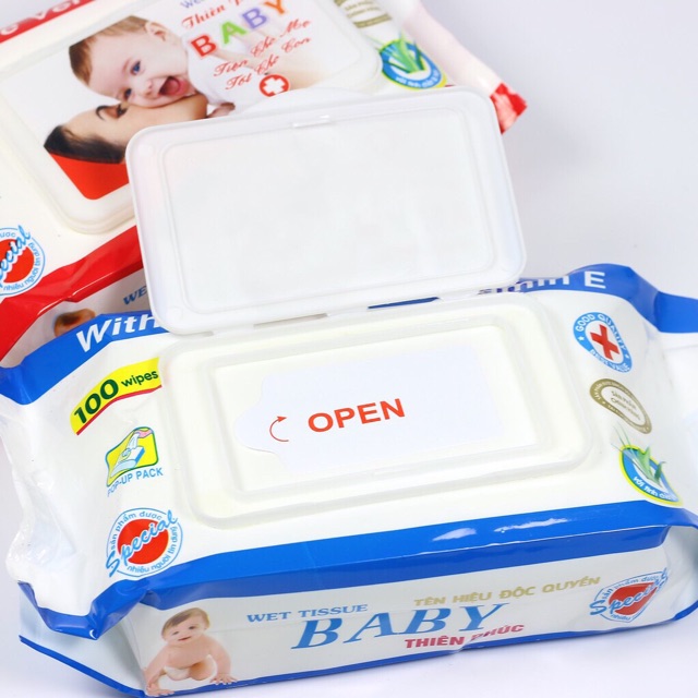 Khăn Ướt Thiên Phúc Gói 100 Tờ