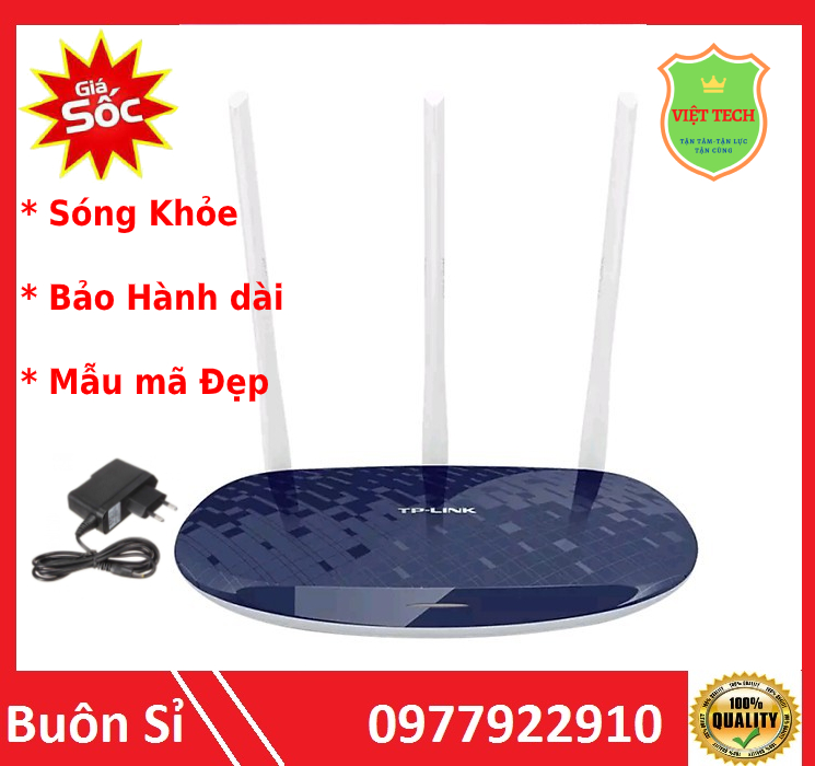 Cục phát wifi tplink 3 râu tốc độ 450 mbps - thanh lý