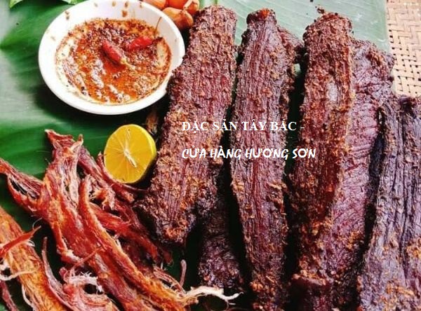 THỊT LỢN BẢN GÁC BẾP HUN KHÓI (THỊT LỢN SẤY KHÔ) TÂY BẮC (1KG)