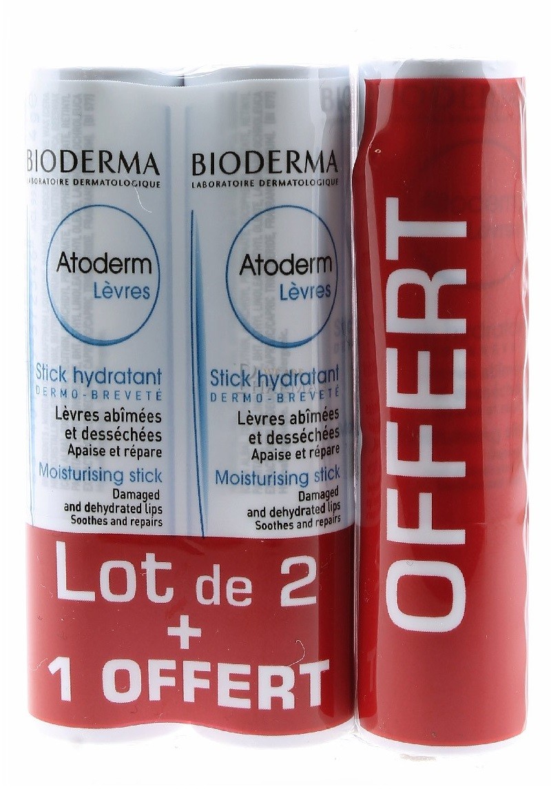 Combo 3 thỏi son dưỡng môi Bioderma - BIO3, sản phẩm tốt, chất lượng cao, cam kết như hình, độ bền cao