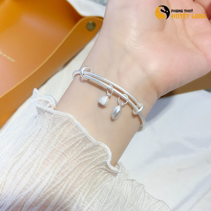 Vòng Tay Bạc Nữ s925 Kiểu Đơn Giản, Lắc Bạc Nữ Cao Cấp Thời Trang, Vòng Đeo Tay Bạc Hàn Quốc