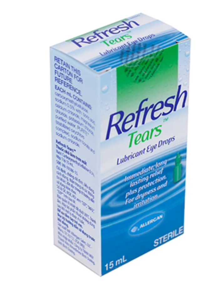 Nước mắt nhân tạo Refresh Tears Allergan (c/15ml)