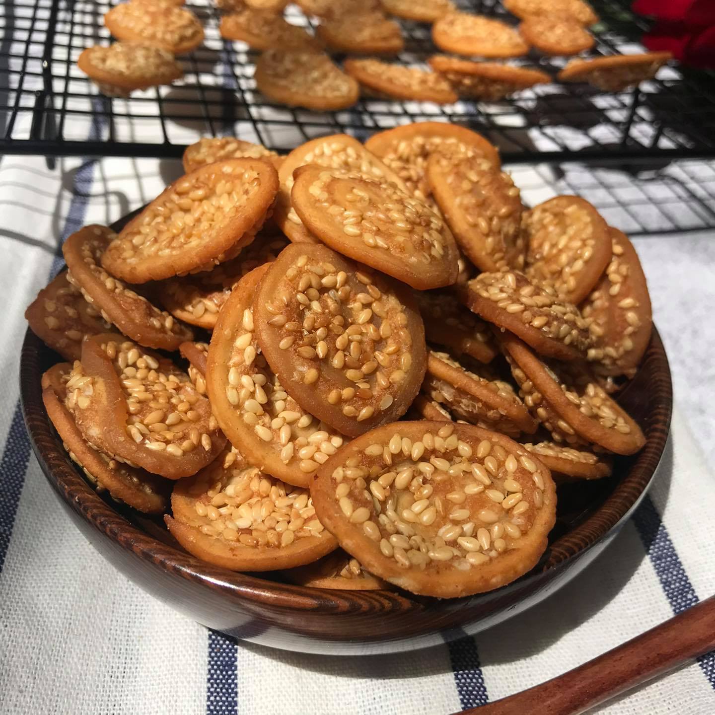 Bánh tai heo siêu mè ( bánh tai heo mè) thơm ngon-đồ ăn vặt-ăn vặt