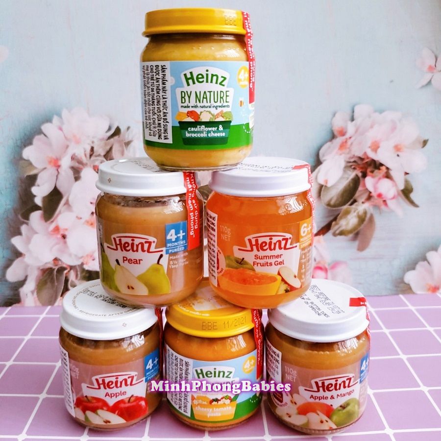 [Mặn - Ngọt 4m-6m-8m] Hũ Dinh Dưỡng Ăn Dặm Heinz