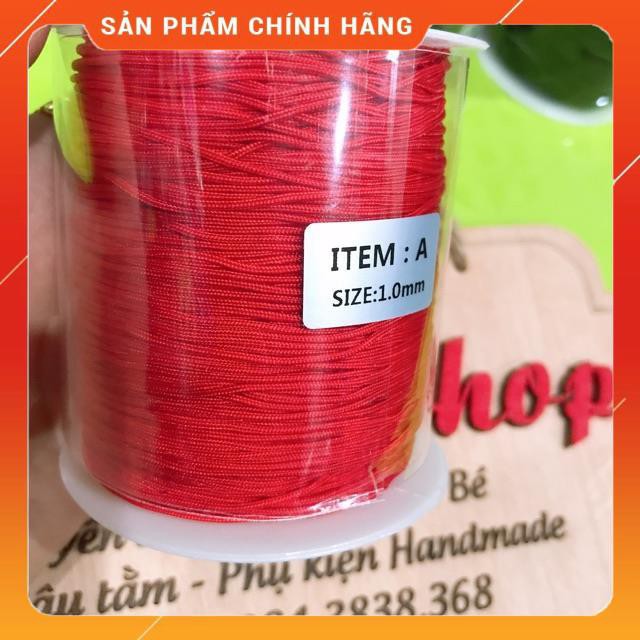 (200M) CUỘN DÂY DÙ ĐỎ TƯƠI LOẠI 1 - SIZE 1.0MM