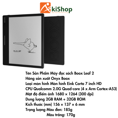 Máy đọc sách Boox Leaf 2