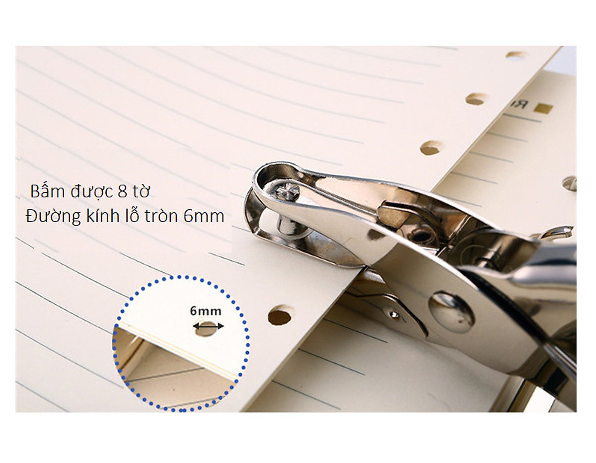KẸP BẤM 1 LỖ KIM LOẠI