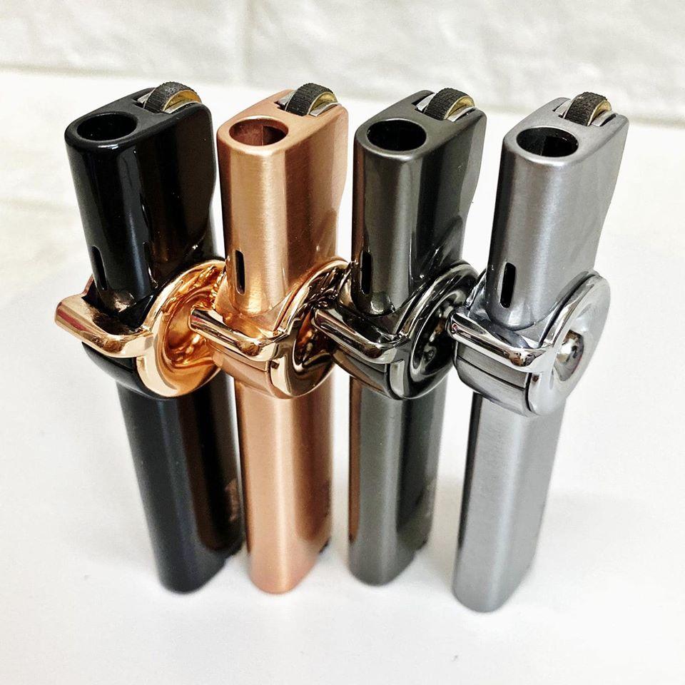 BẬT LỬA KHÈ AOMAI 7106 - GAS ĐÁ RÃNH TAY (KIM LOẠI) - (XÀI GAS)