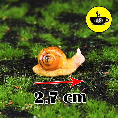 Mô Hình Rùa núi Ếch Ốc Sên - Phụ kiện trang trí hồ cá tiểu cảnh terrarium