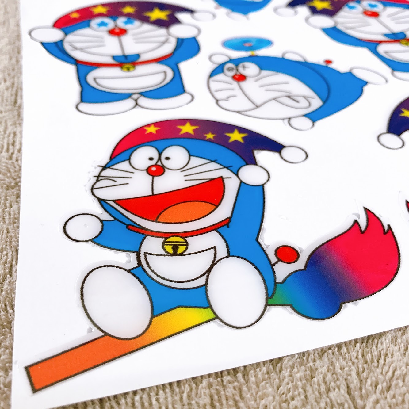 [Doremon Cute] Bộ Tem Trang Trí Xe Máy (Phù Thuỷ Doẻmon) - Tem Dán Xe Máy Doremon
