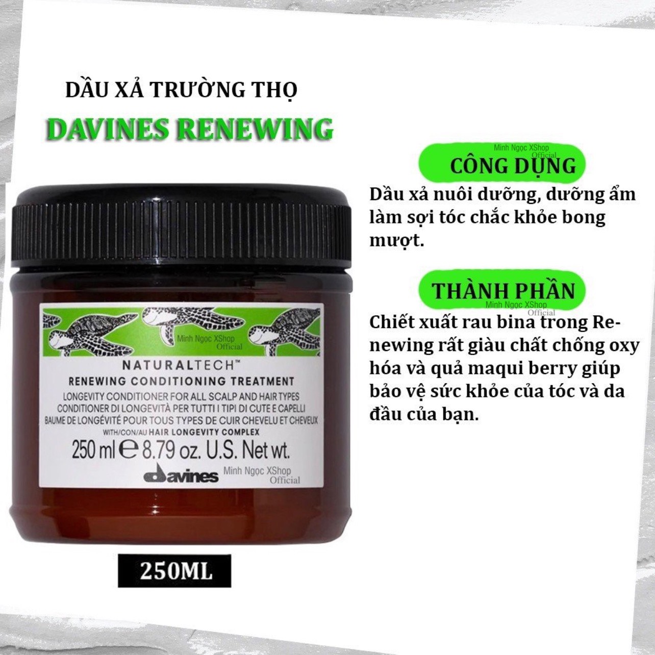 Dầu xả trường thọ Davines Renewing 250ML