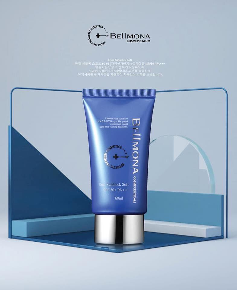 [HÀNG CÔNG TY] Kem Chống Nắng Kép Bellmona Dual Sun Block Soft SPF50