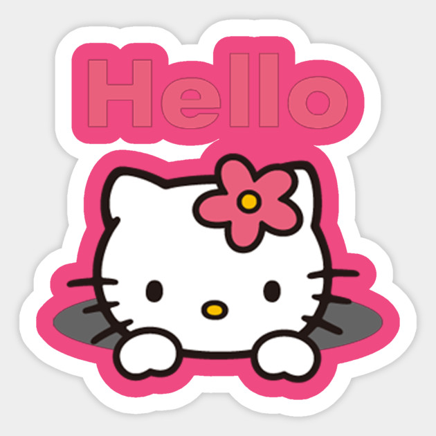 Sticker Hello Kitty set 30 đến 60 ảnh decal hình dán