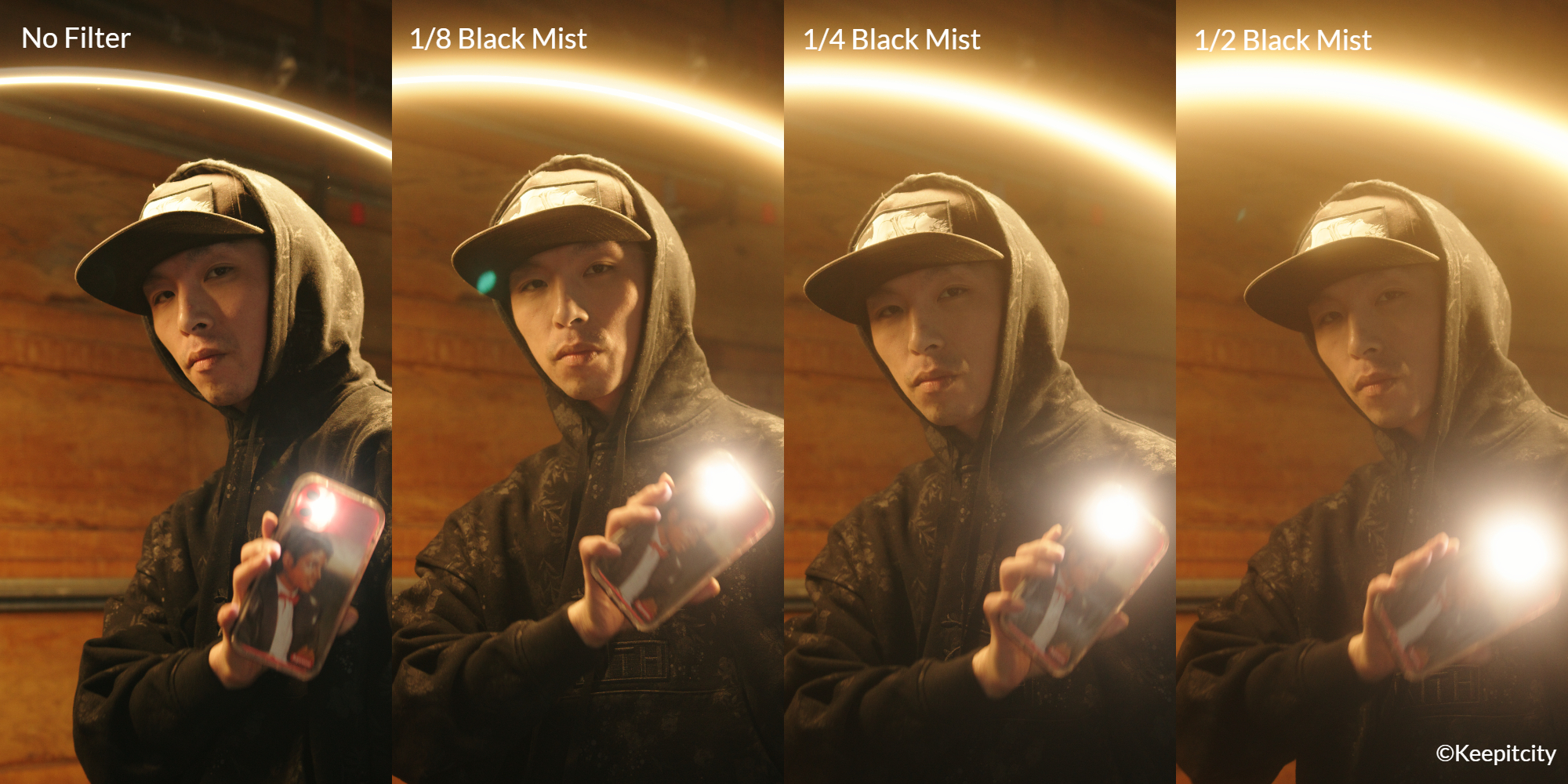 Kính lọc Filter K&F Concept Black Diffusion Mist 1/4