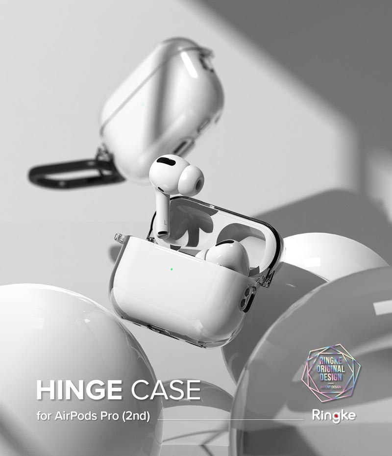 Vỏ ốp AirPods Pro 2 RINGKE Hinge Clear
