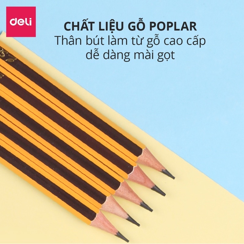Bút Chì Gỗ C004-2B Deli 1 Cây