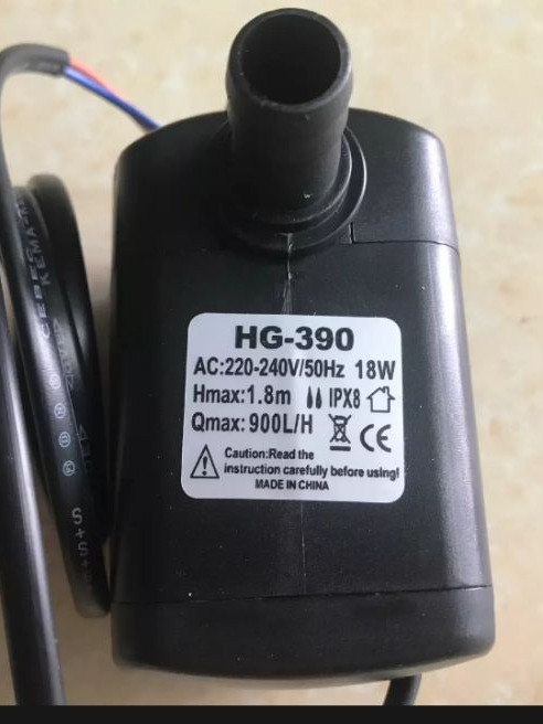 Bơm chìm 18 w cho quạt hơi nước, bể cá