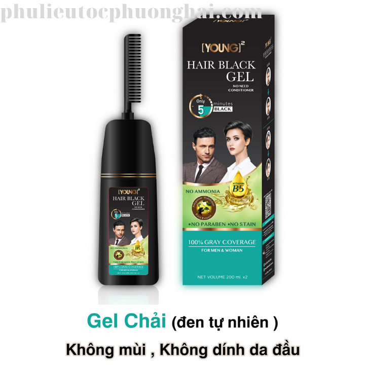 Lược chải tóc phủ bạc thông minh màu nâu