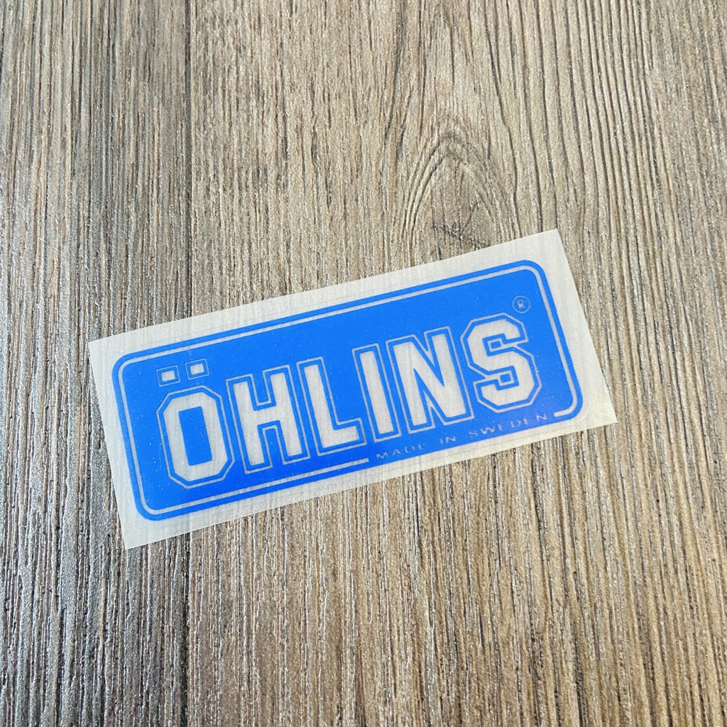 (Siêu rẻ) Tem OHLINS cao cấp dán phuộc, bình dầu phuộc