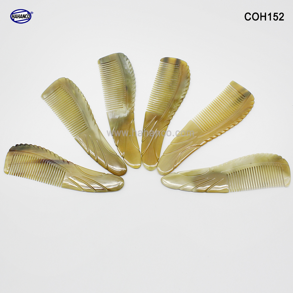 Lược sừng xuất Nhật (Size:M-16,5cm) Lược đuôi thon nhỏ gọn (COH152)