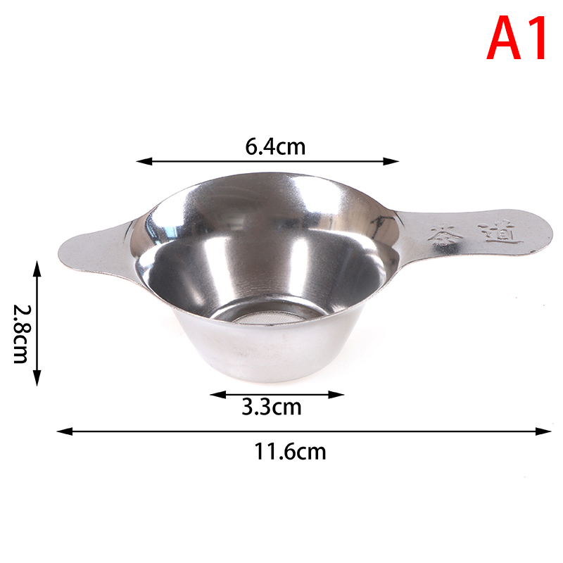 Bộ lọc trà bằng thép không gỉ lưới mịn Phễu trà lá Phụ kiện lọc trà