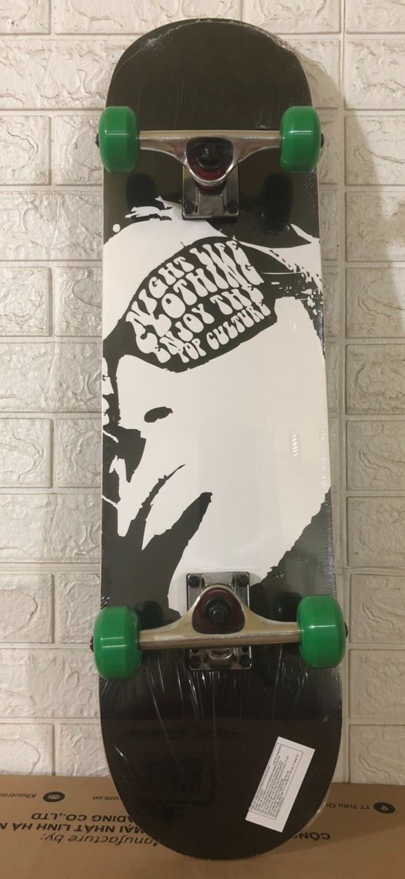 Ván trượt chân Brinken - Ván trượt nhám đen Skateboarding - VÁN NỌC ĐỘC BỌ CẠP -  ĐỒ TẬP TỐT