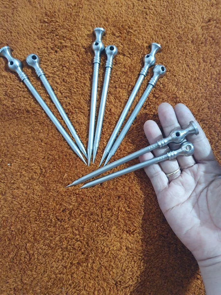 CẶP CỌC MỒI TRẦN CU GÁY INOX