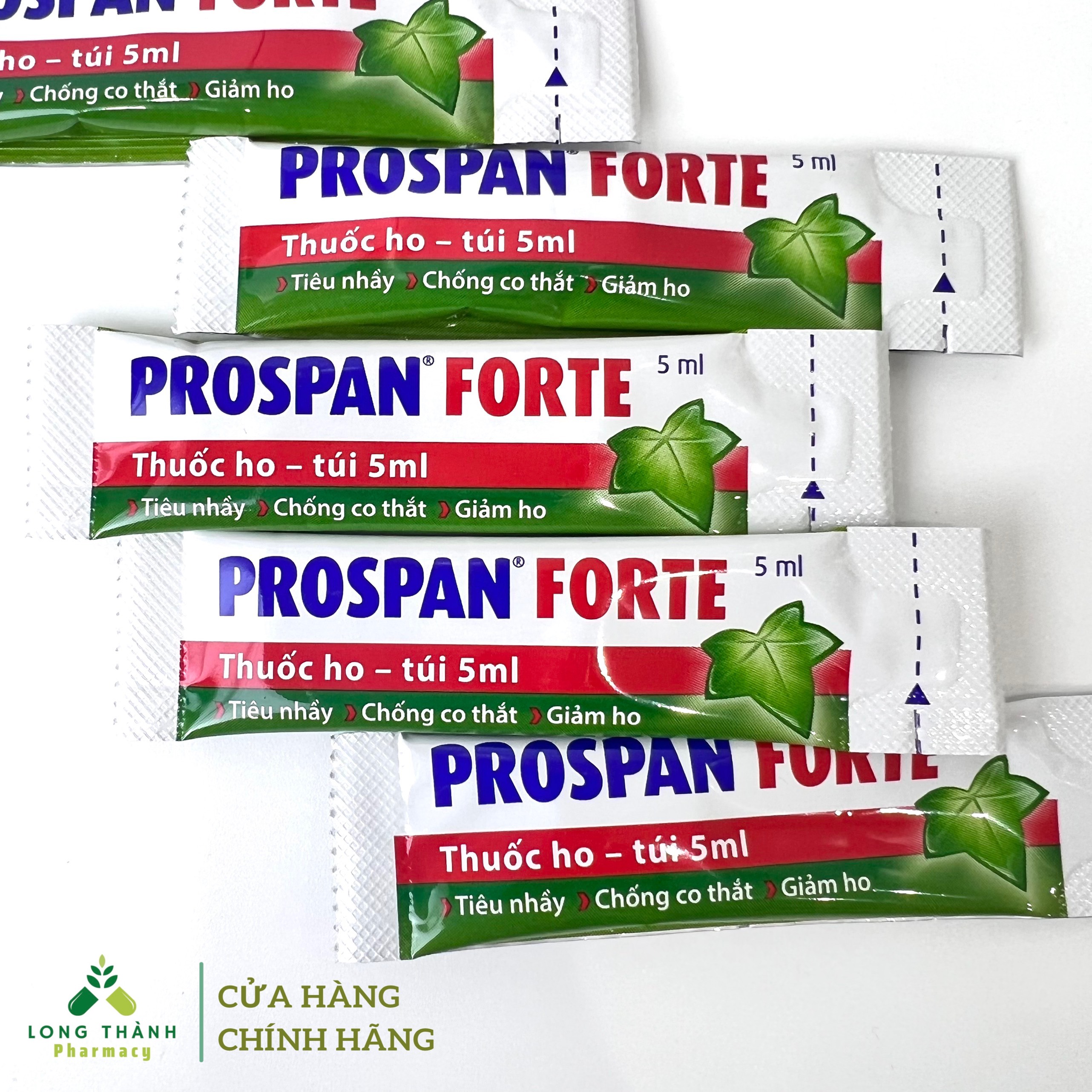 Siro ho thảo dược Prospan - hộp 21 gói 5ml