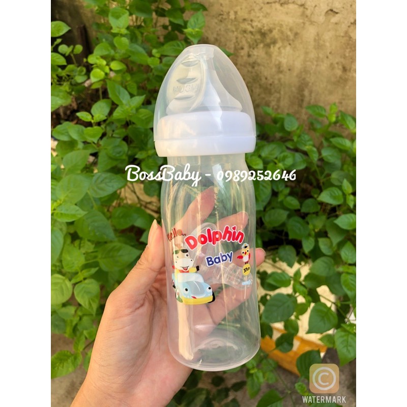 Bình Sữa Cổ Rộng Dolphin 160Ml/240Ml