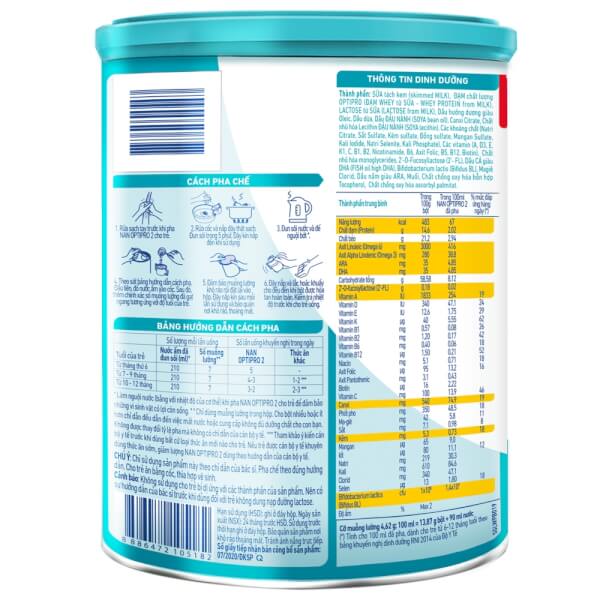 [Date T11/24][ FREESHIP MAX ]Sữa Bột Nestle NAN Optipro HMO số 2 lon 900g