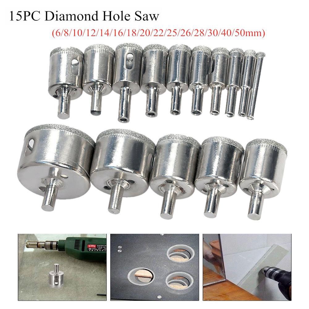 Mũi Khoan Kính ,Gạch, Đá Phi 6mm đến 34mm