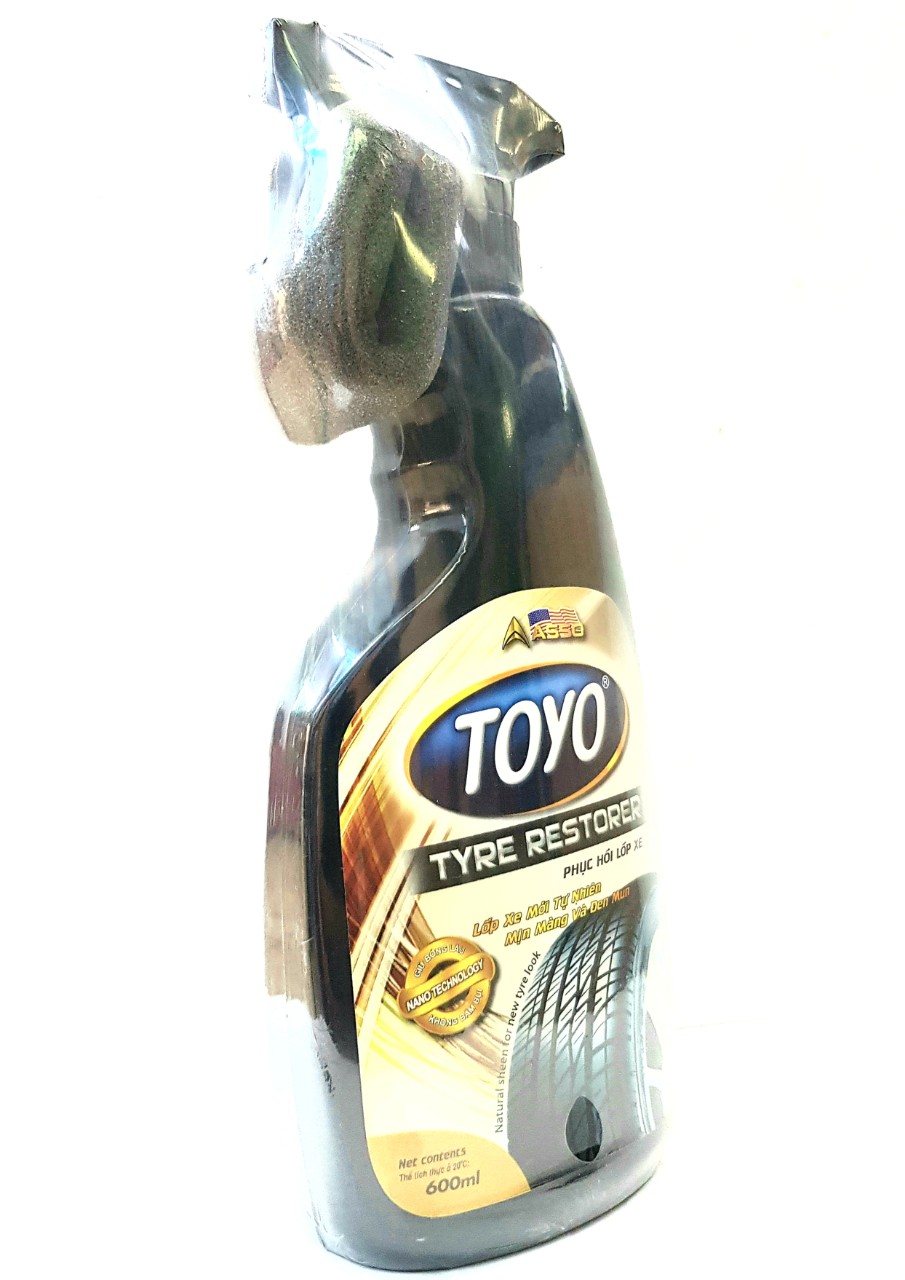 [HCM]Chai xịt phục hồi lốp xe TOYO