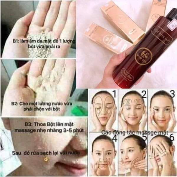 BỘT RỬA MẶT THẢO MỘC H& H SPA
