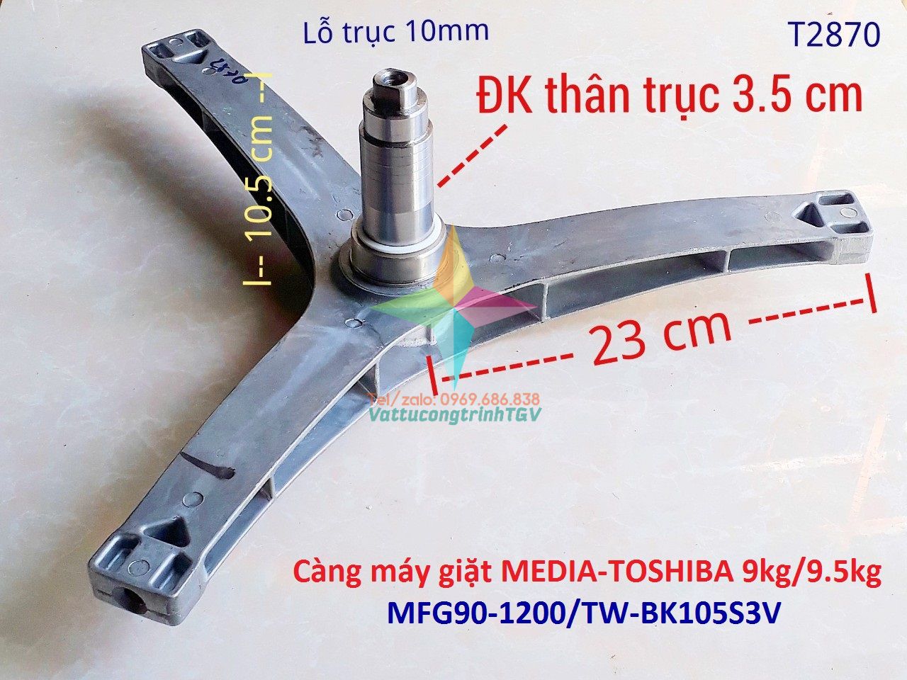 Càng máy giặt midea mfg90-1200/tw , toshiba tw-bk105s3v