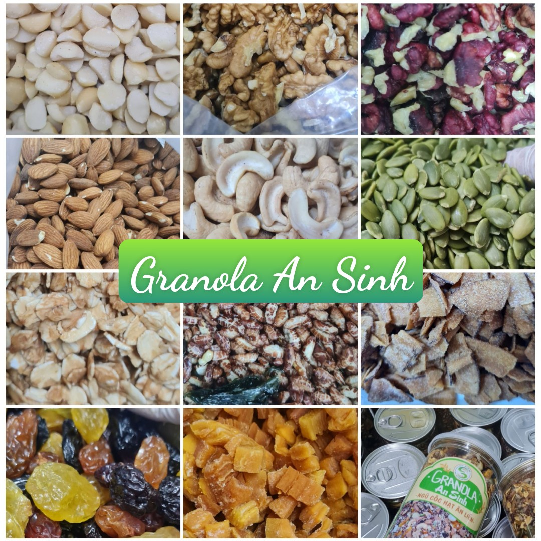 Mix Granola An Sinh Siêu Hạt (Ngũ Cốc Hạt Ăn Liền)