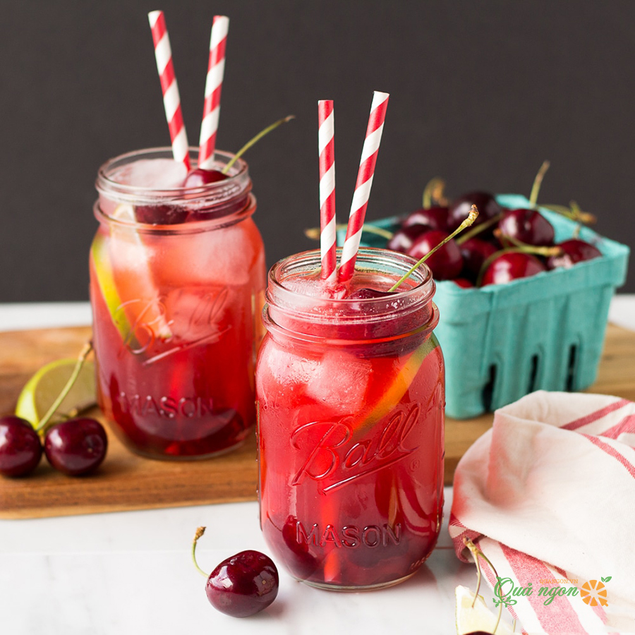 (CÓ MẪU CHIẾT) MỨT ANH ĐÀO CHUNKY ANDROS - TÚI 1KG - CHERRY