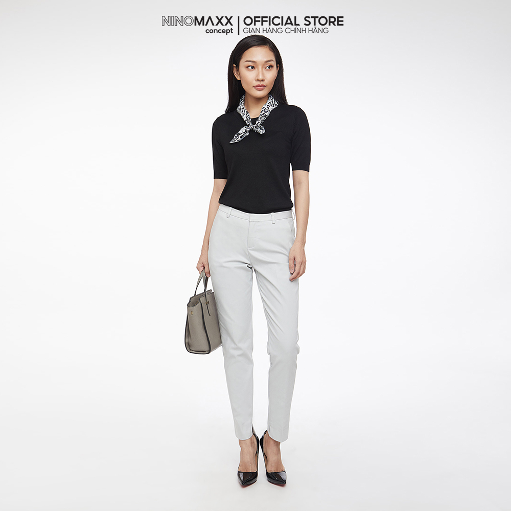 N&M Áo sweater Basic Nữ tay ngắn 1905013