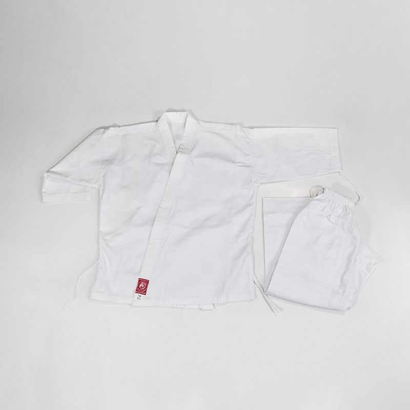 [HCM]Bộ Võ Phục Karate Vải Kaki Dày Thông Dụng (Kèm Đai Nhập Môn Trắng)