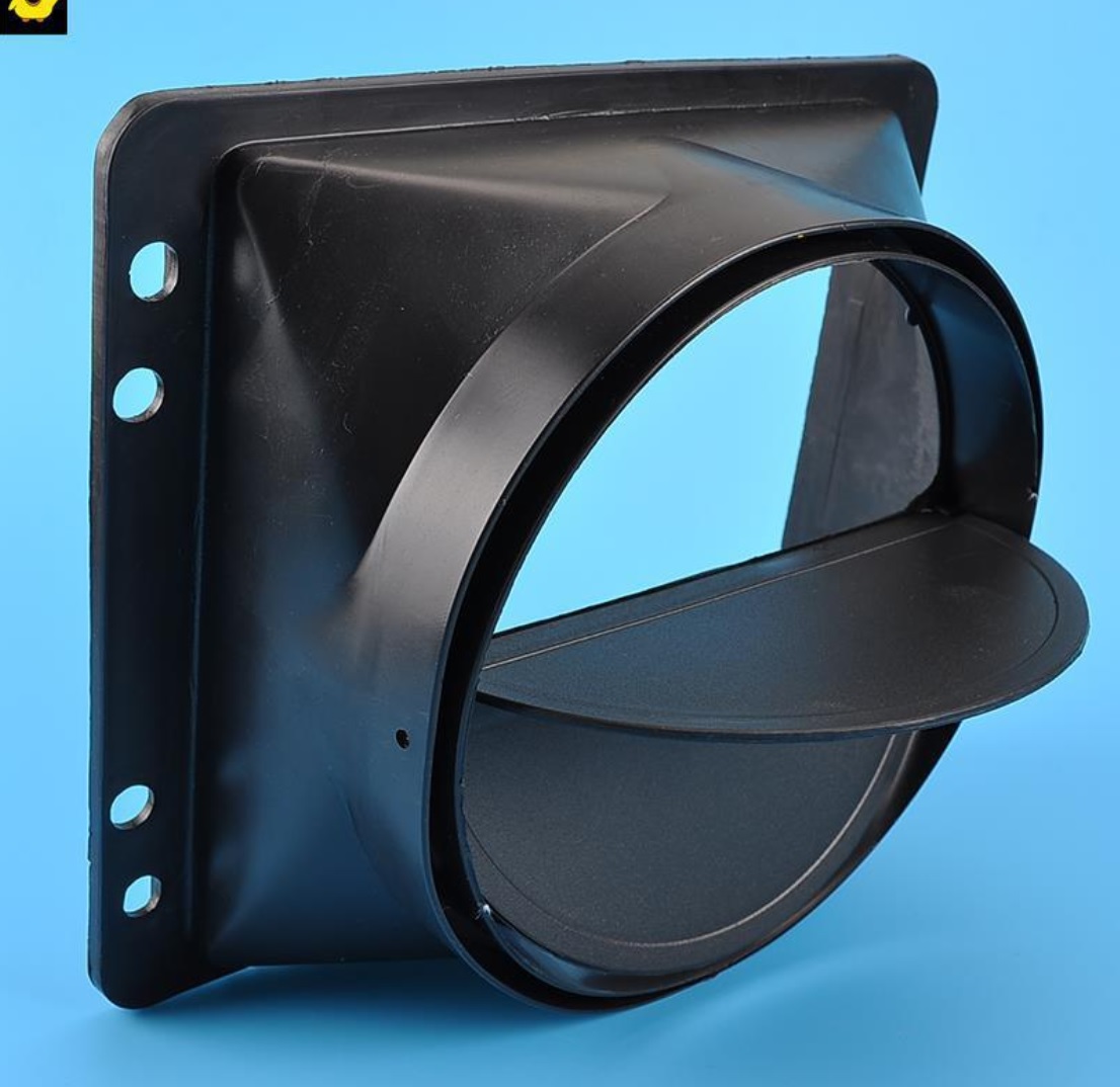 Phễu thu ống quạt thông gió hút mùi từ 190 xuống 80mm