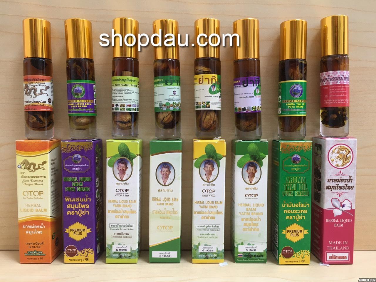 [Hàng chuẩn]Dầu thảo dược 18 vị Thái Lan 8ml