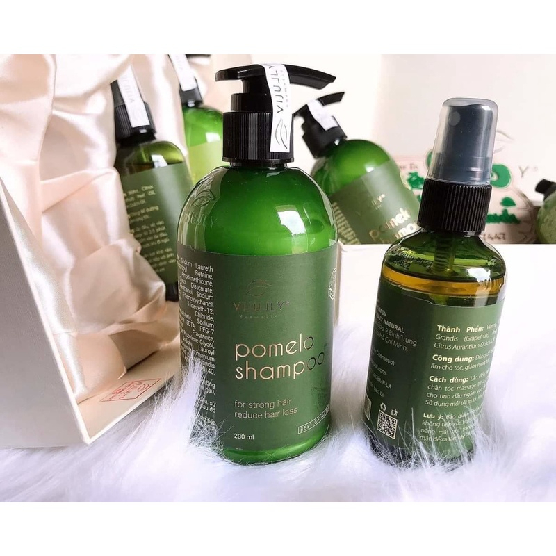 Combo dâu gội và xịt tinh dầu bưởi