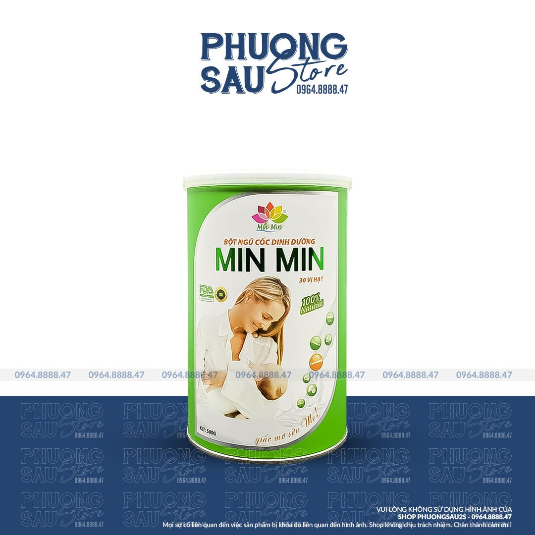 [CHÍNH HÃNG] NGŨ CỐC LỢI SỮA MIN MIN, GIẢM CÂN, LỢI SỮA, VẮT KHÔNG KỊP CHỈ SAU 3-5 NGÀY