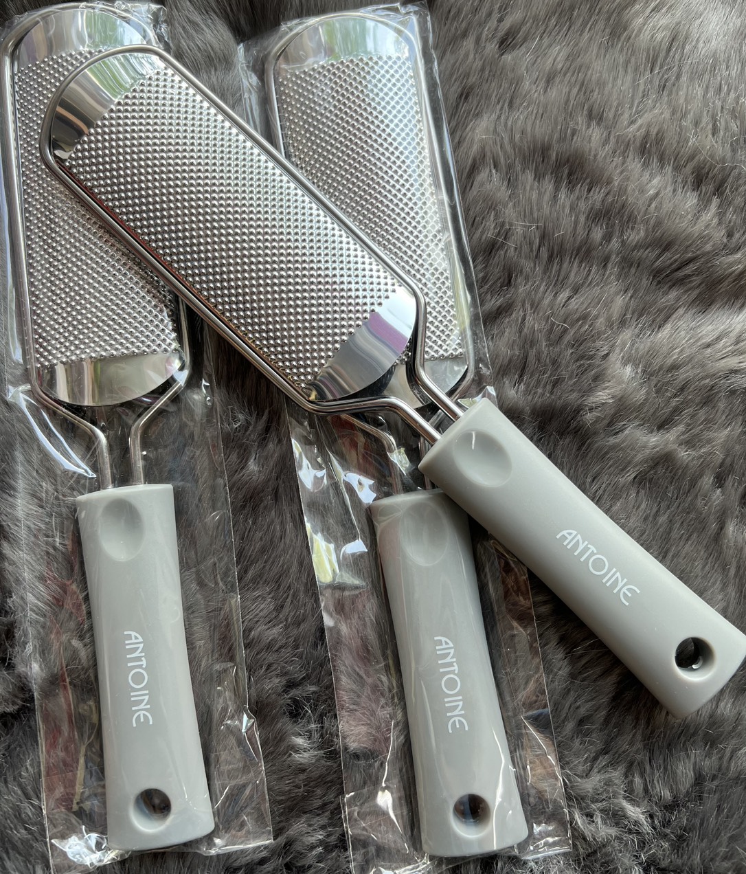 Chà gót chân ANTOINE inox 100%