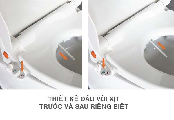 Nắp Bồn Cầu Rửa Cơ CAESAR TAF050 Đa Năng