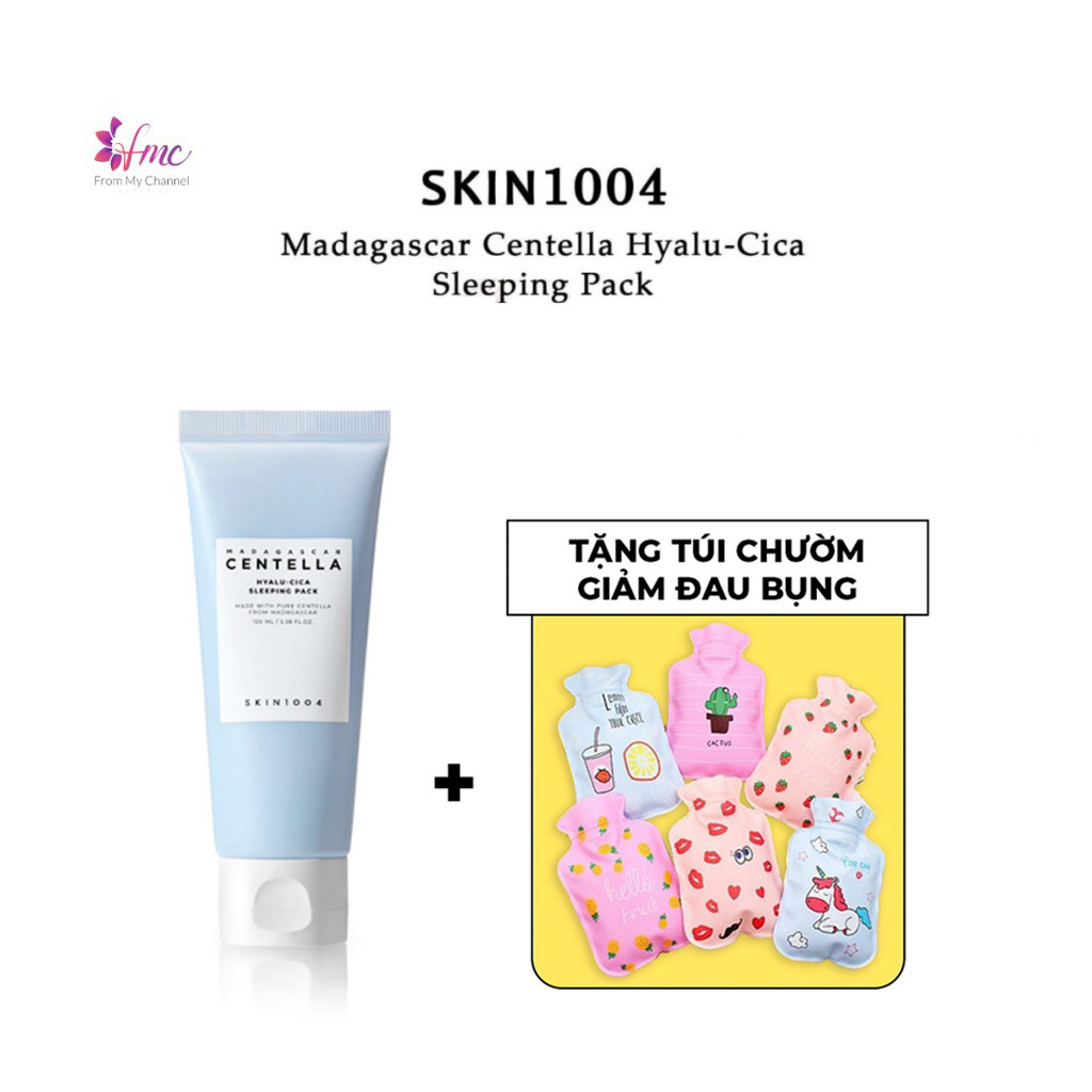[MUA 1 TẶNG 1] Mặt Nạ Ngủ Skin1004 Madagascar Centella Hyalu-cica Sleeping Pack 100ml + Tặng 1 túi chườm giảm đau bụng