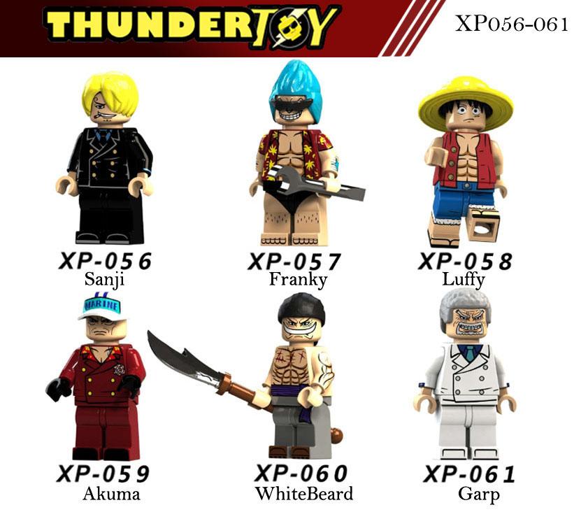 [HCM]Đồ chơi lắp ráp Mini Figure nhân vật One Piece team luffy