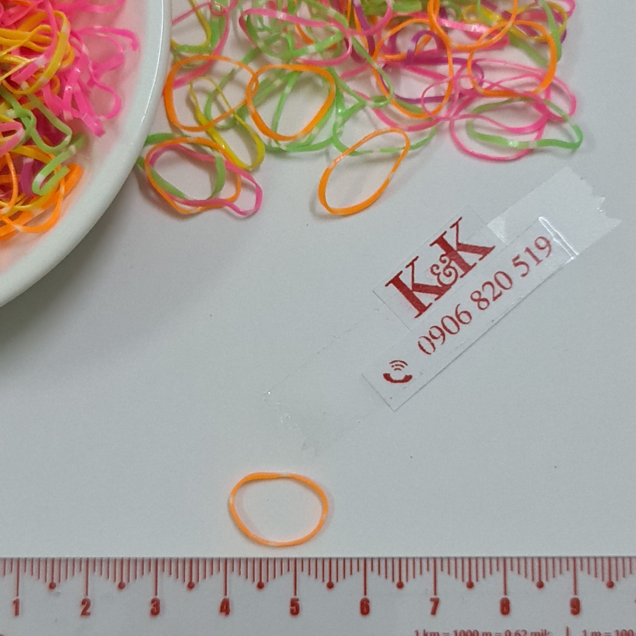 ❧K&K☙ THUN CỘT TÓC DẺO NHIỀU MÀU
